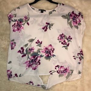 Sheer flower top
